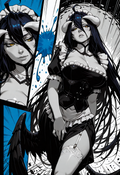A6 Waifu Board Tied Comic Book Albedo