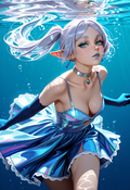 A6 Waifu Board Water Frieren