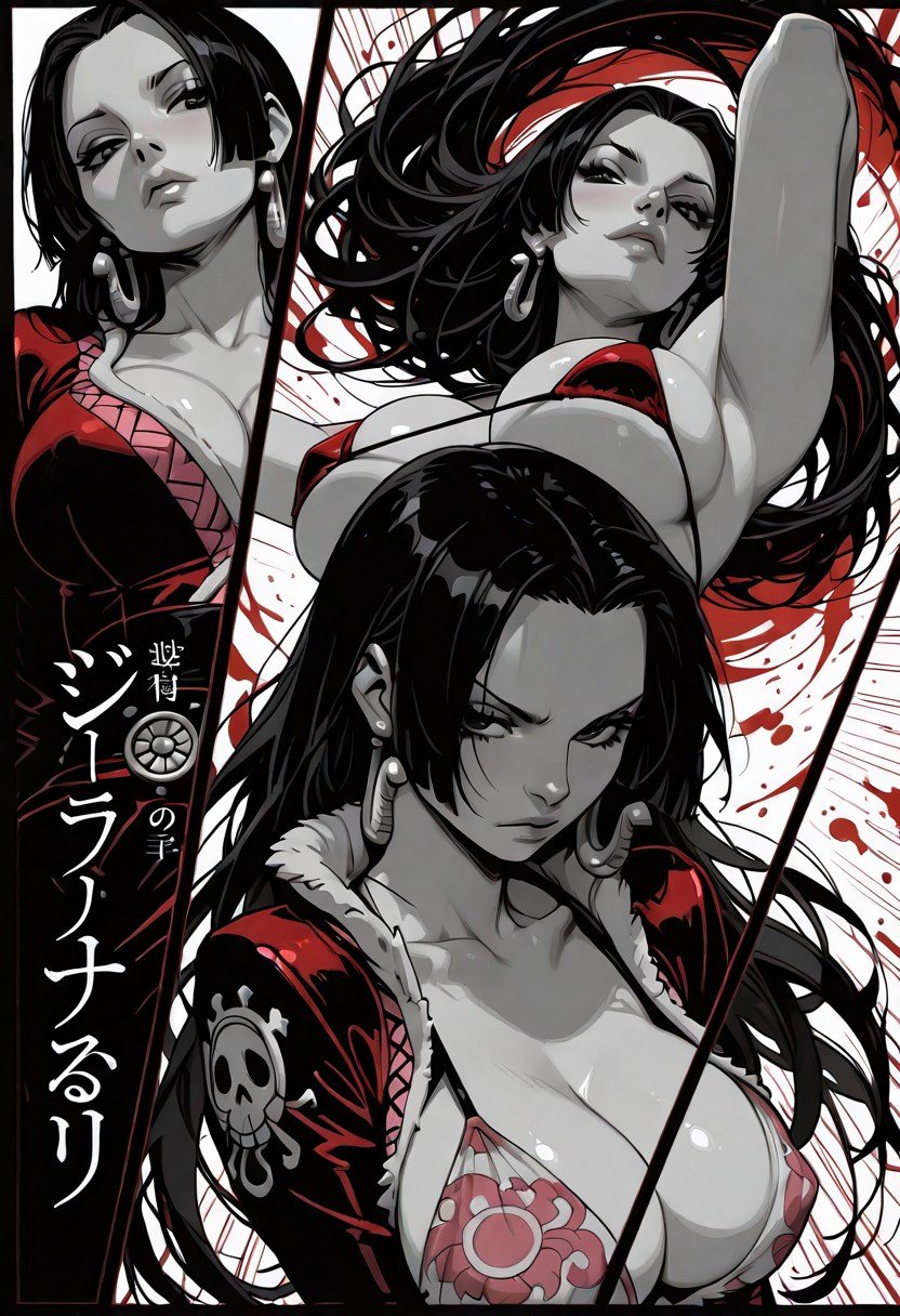 A6 Waifu Board Tied Comic Book Boa Hancock
