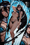 A6 Waifu Board Tied Comic Book Albedo