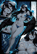A6 Waifu Board Tied Comic Book Albedo