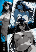 A6 Waifu Board Tied Comic Book Albedo