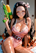 A6 Waifu Board Nezuko