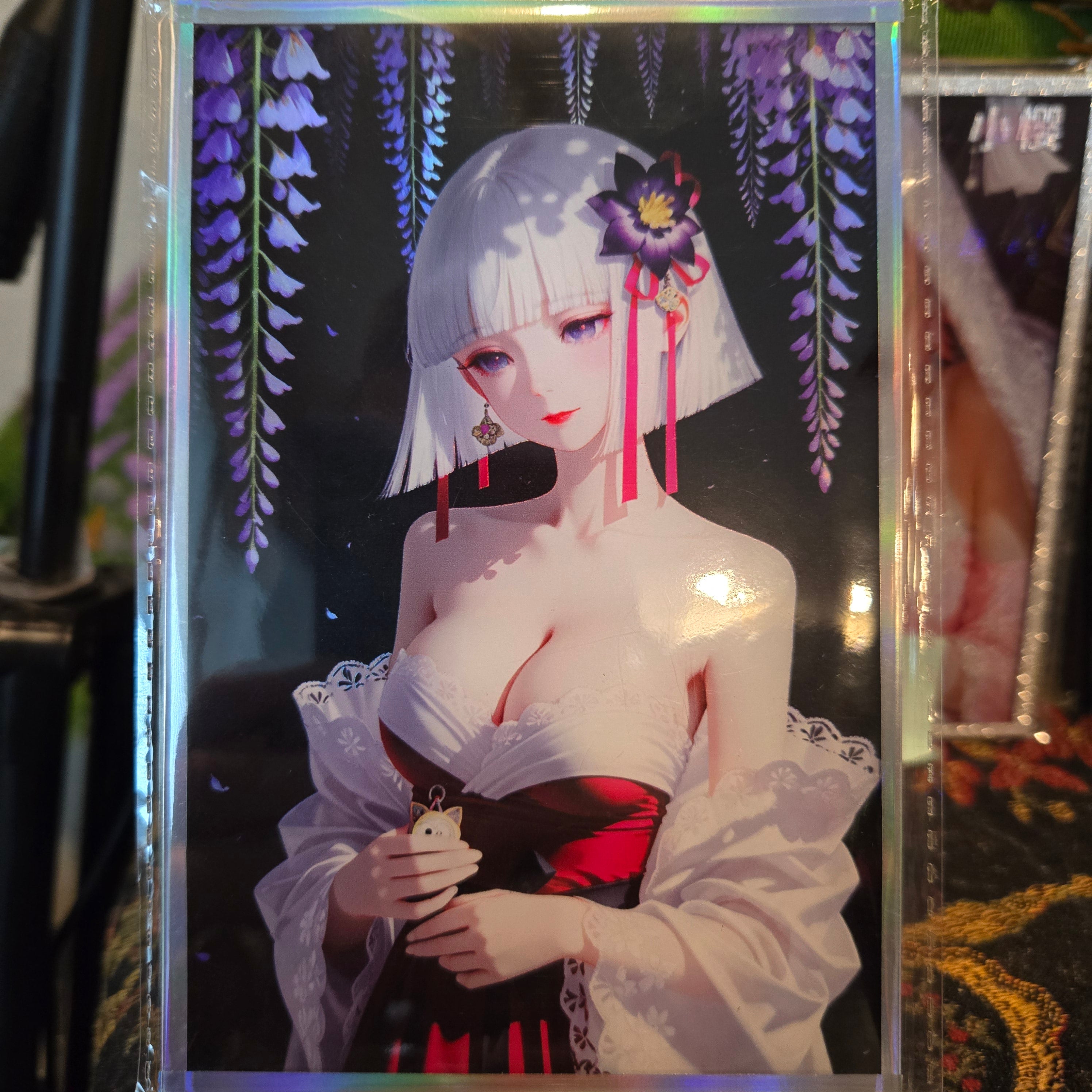 A6 Waifu Board Demon Slayer RED EYES