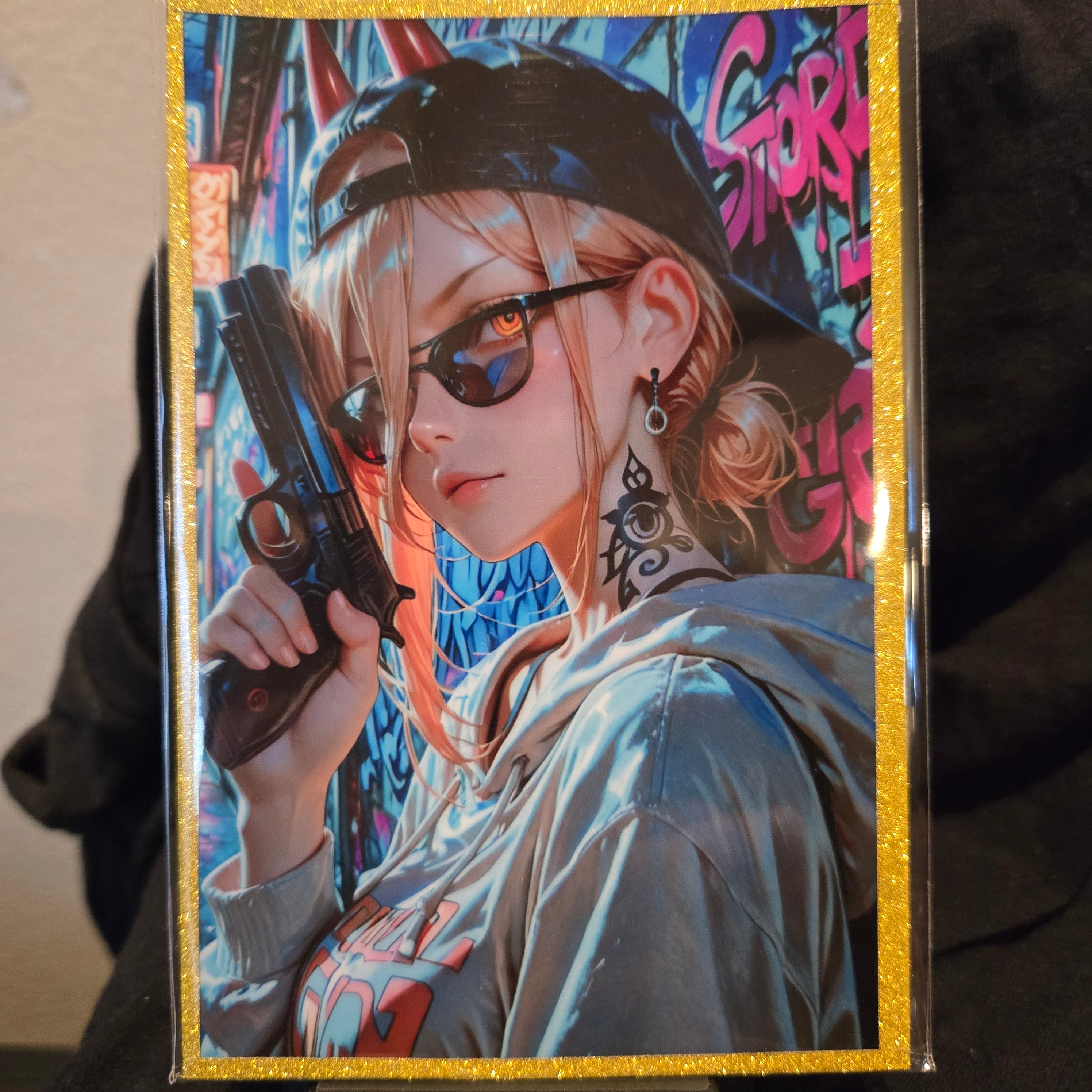 A6 Waifu Board Power Chainsaw Man  DOWN