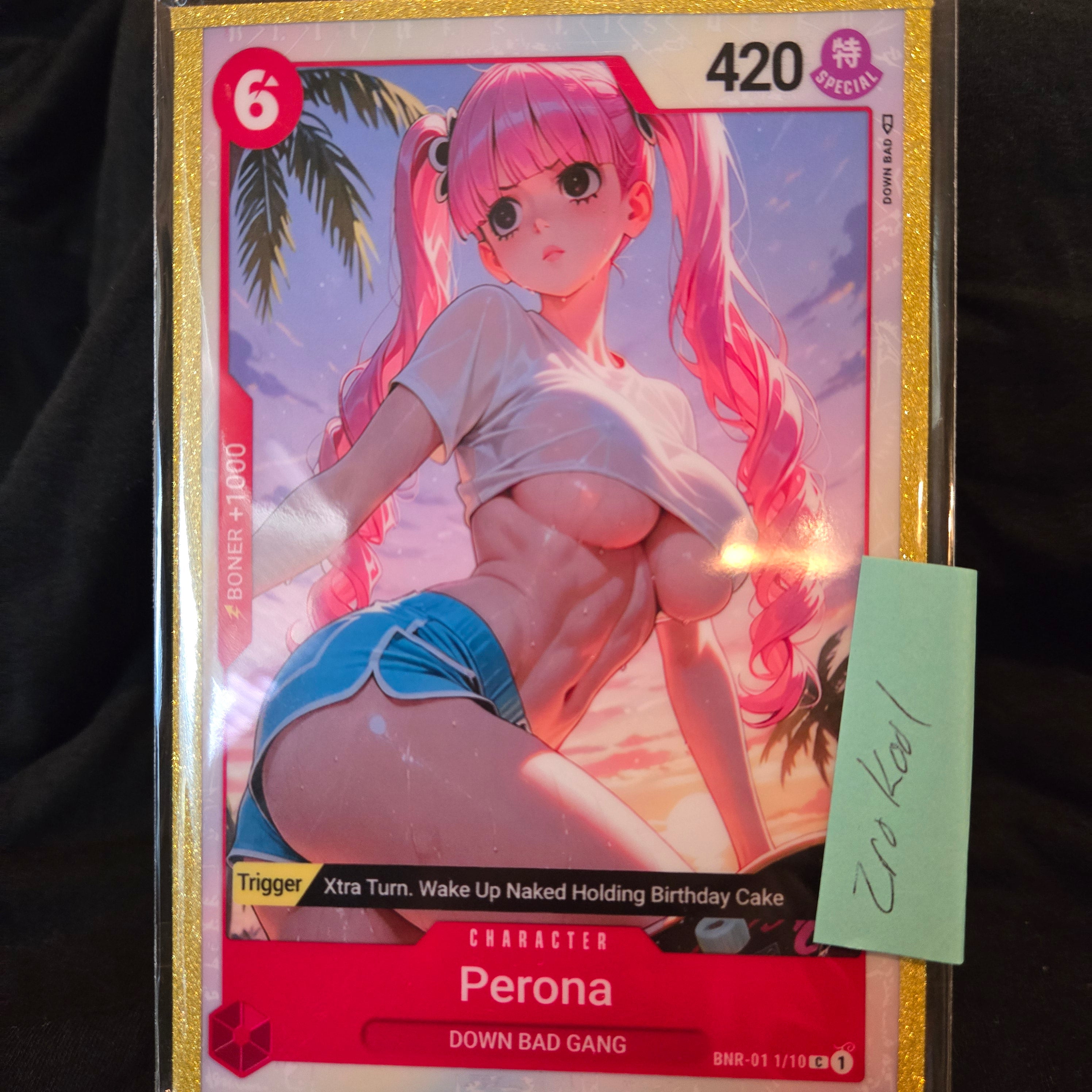 A6 Waifu Perona One Piece  Board ZRO KOOL