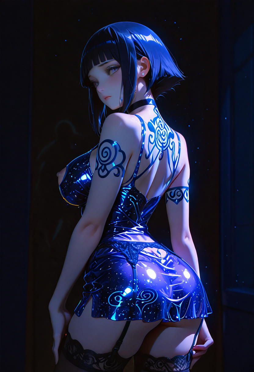 A6 Waifu Board Neon Hinata
