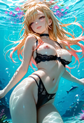 A6 Waifu Board Underwater Marin