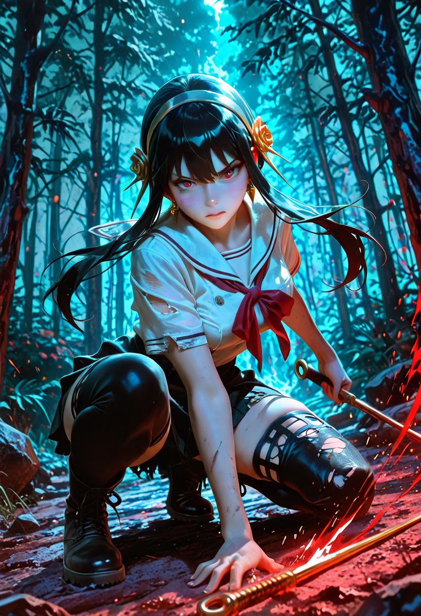 Waifu Board V5 Zombie Hunter Yor