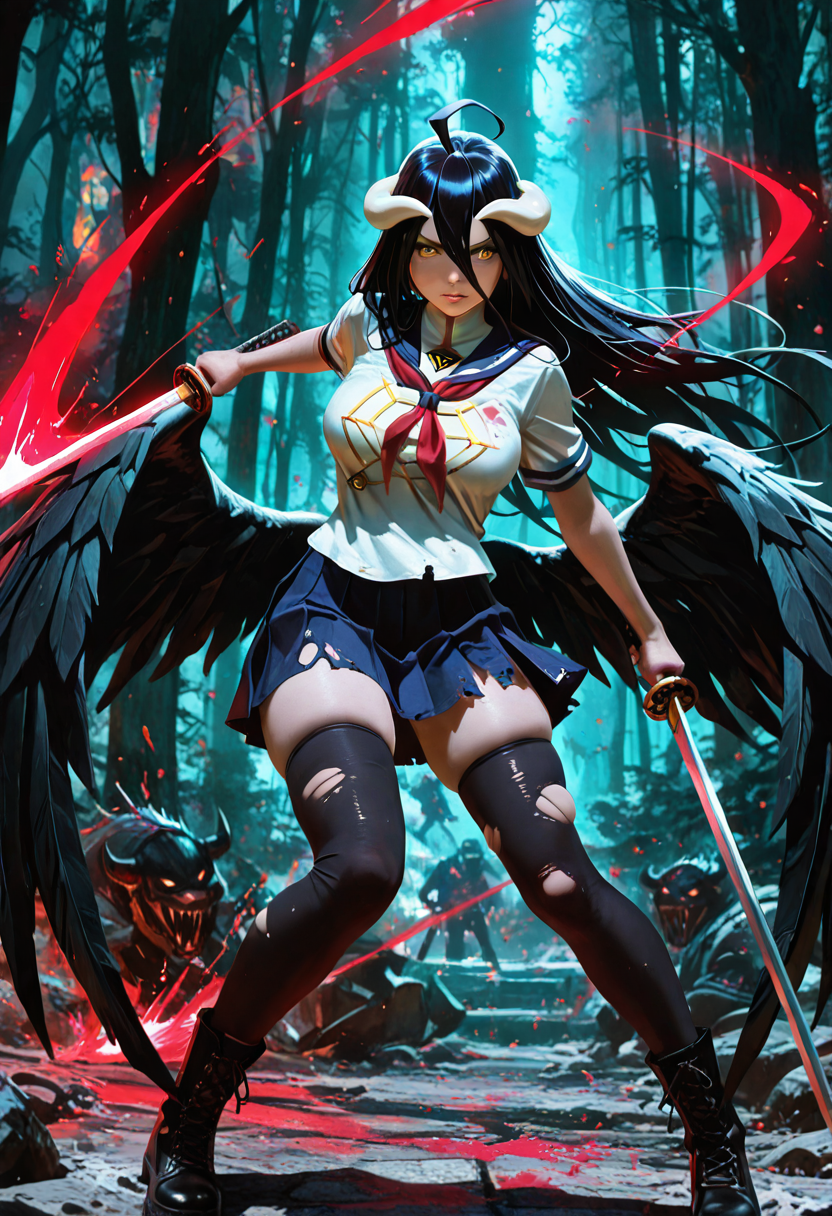 Waifu Board V5 Zombie Hunter Albedo