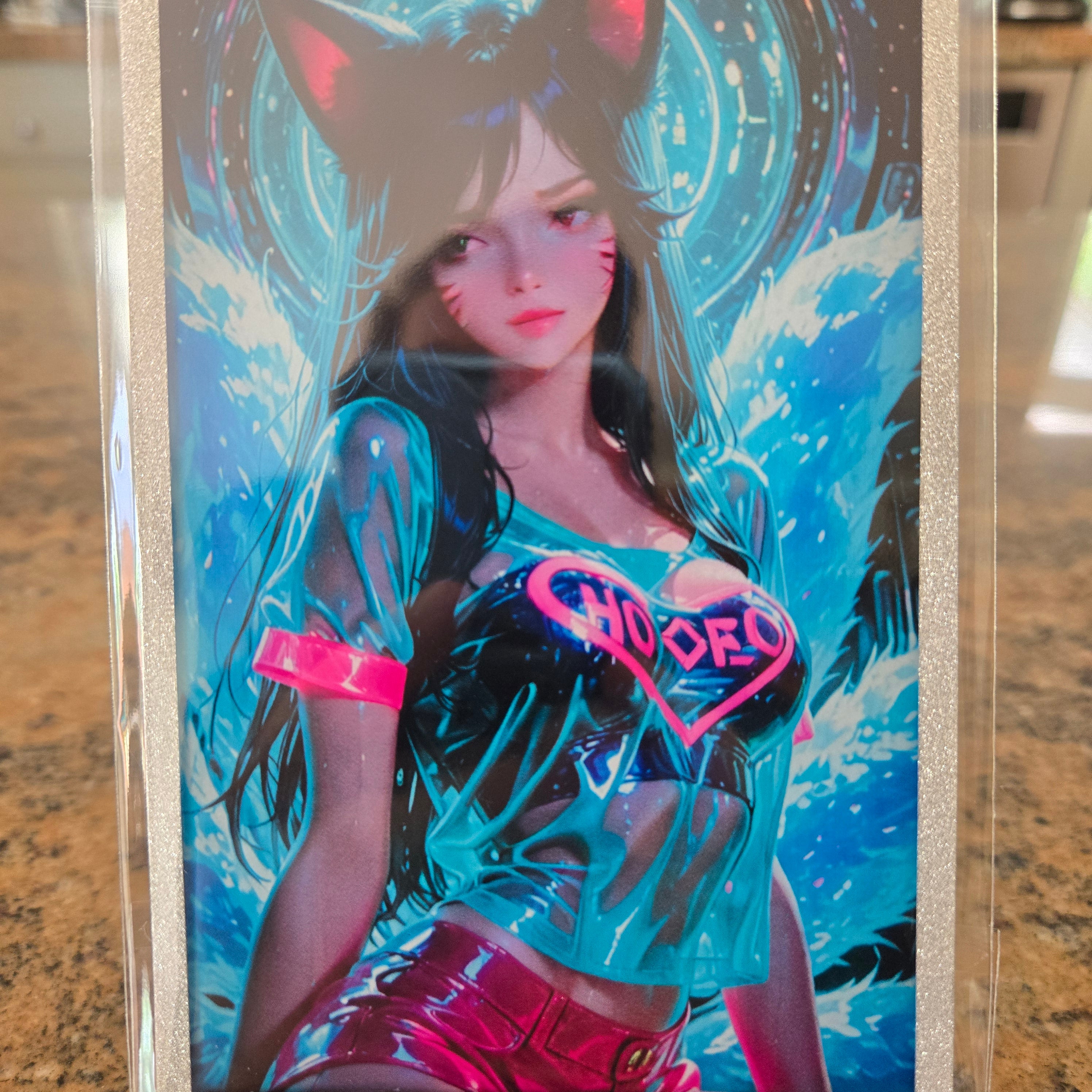 A6 Waifu Board League of Legends Ahri DOWN