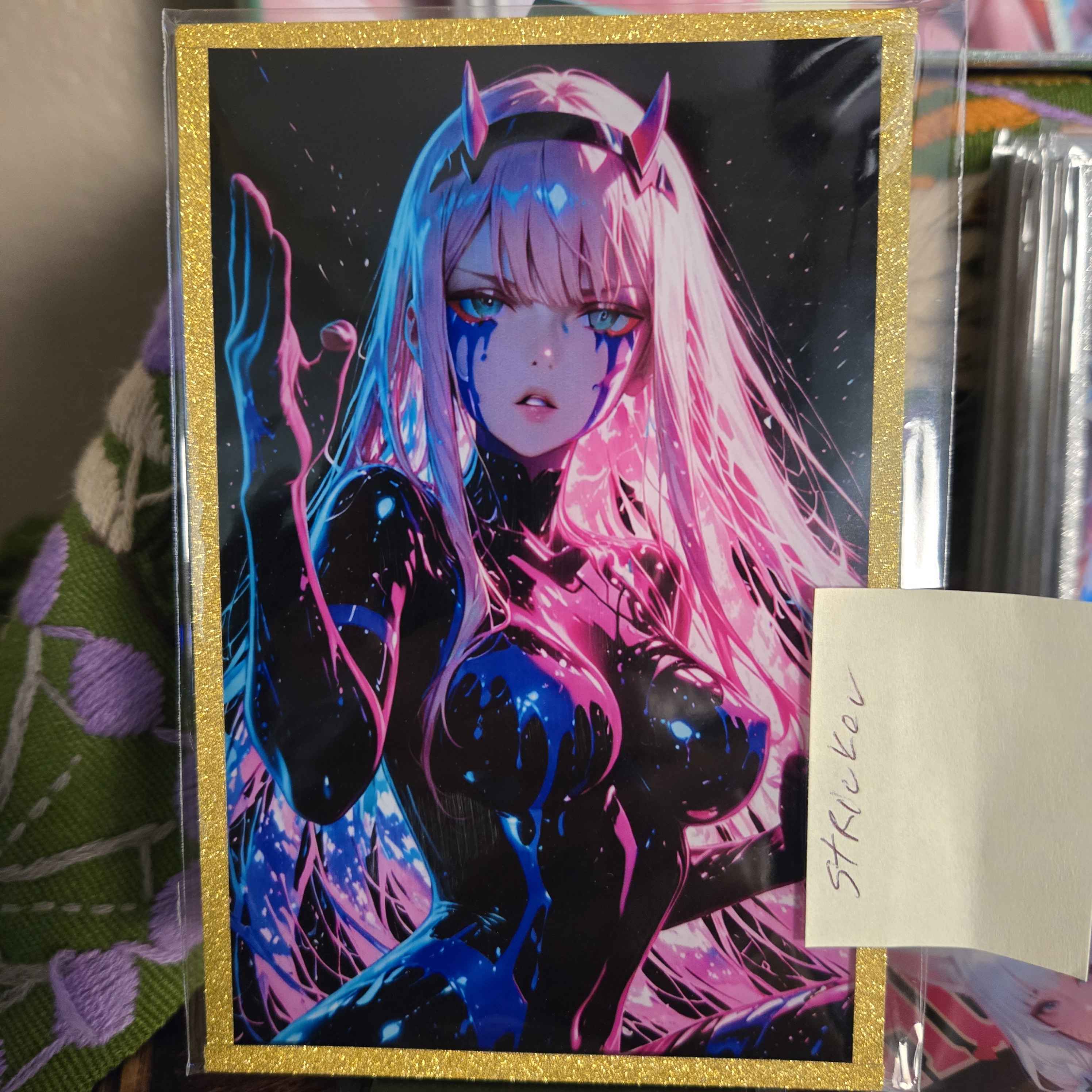A6 Waifu Board Zero Two  STRICKLER
