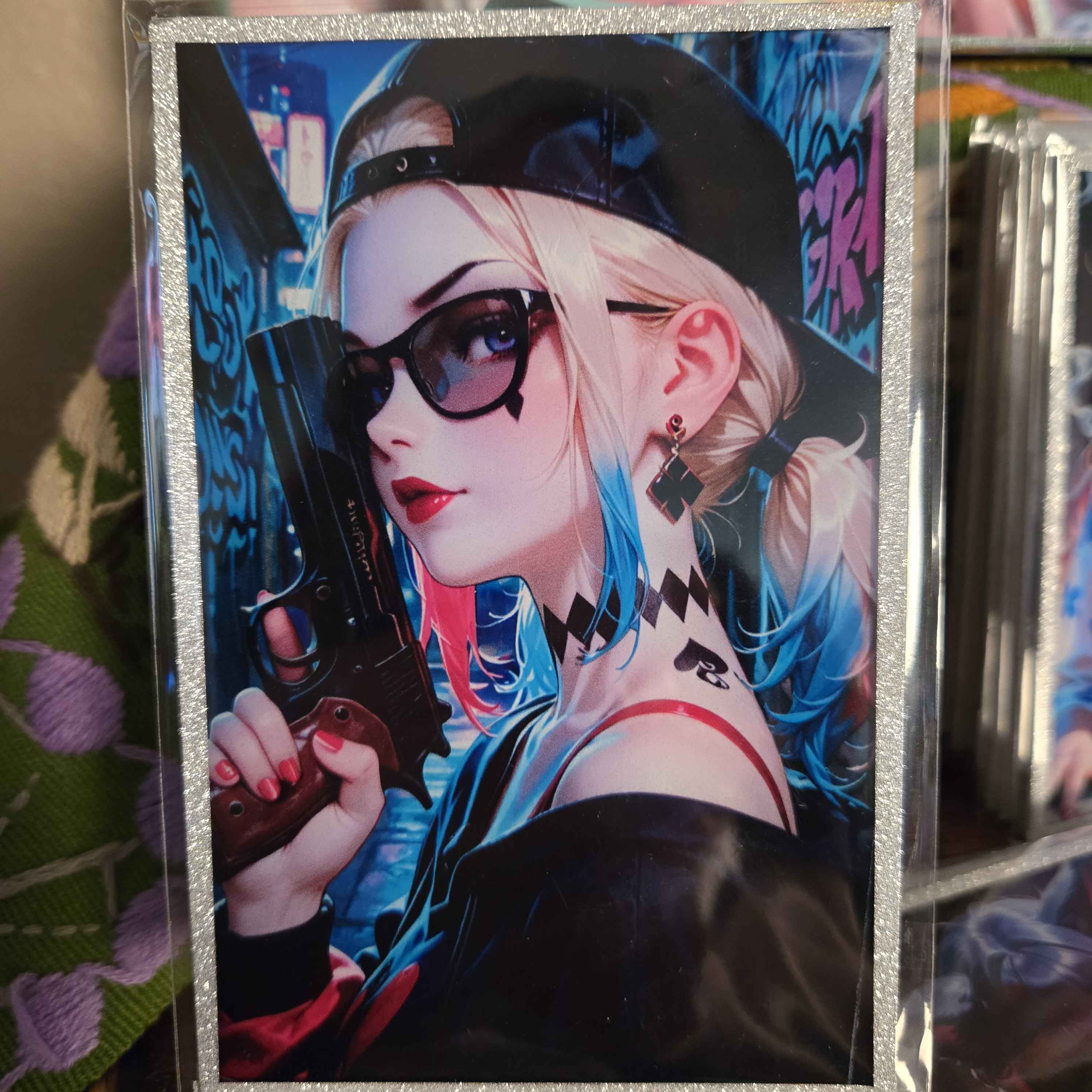 A6 Waifu Board Harley Quinn DOWN
