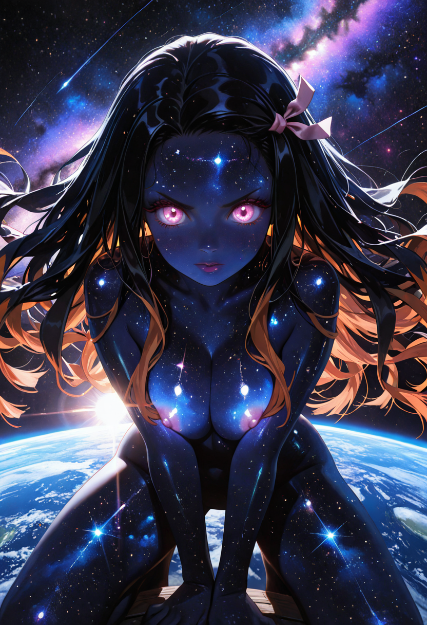 A6 Waifu Board Galaxy Nezuko