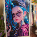 A6 Waifu Board League of Legends Jinx DOWN