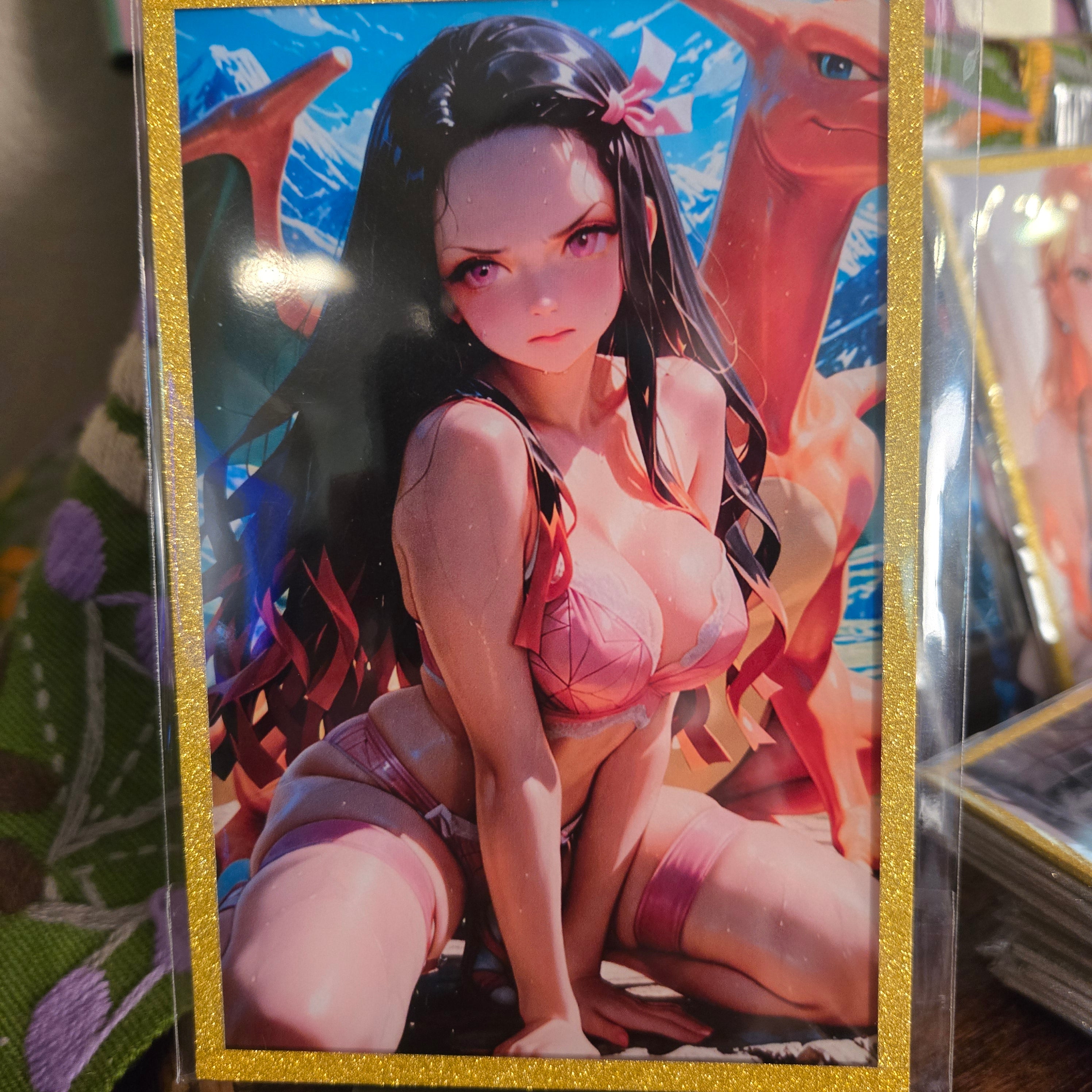 A6 Waifu Board Nezuko DOWN