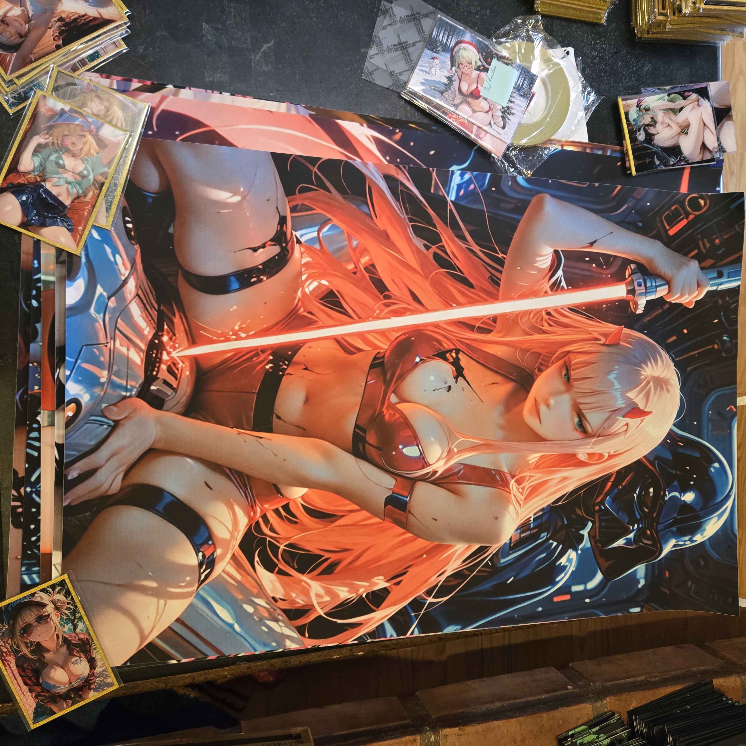 Down Bad Custom Zero Two Poster 24x36