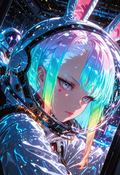 A6 Waifu Board Space Cyber Lucy