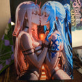 A6 Waifu Board Zero Two and Jingliu