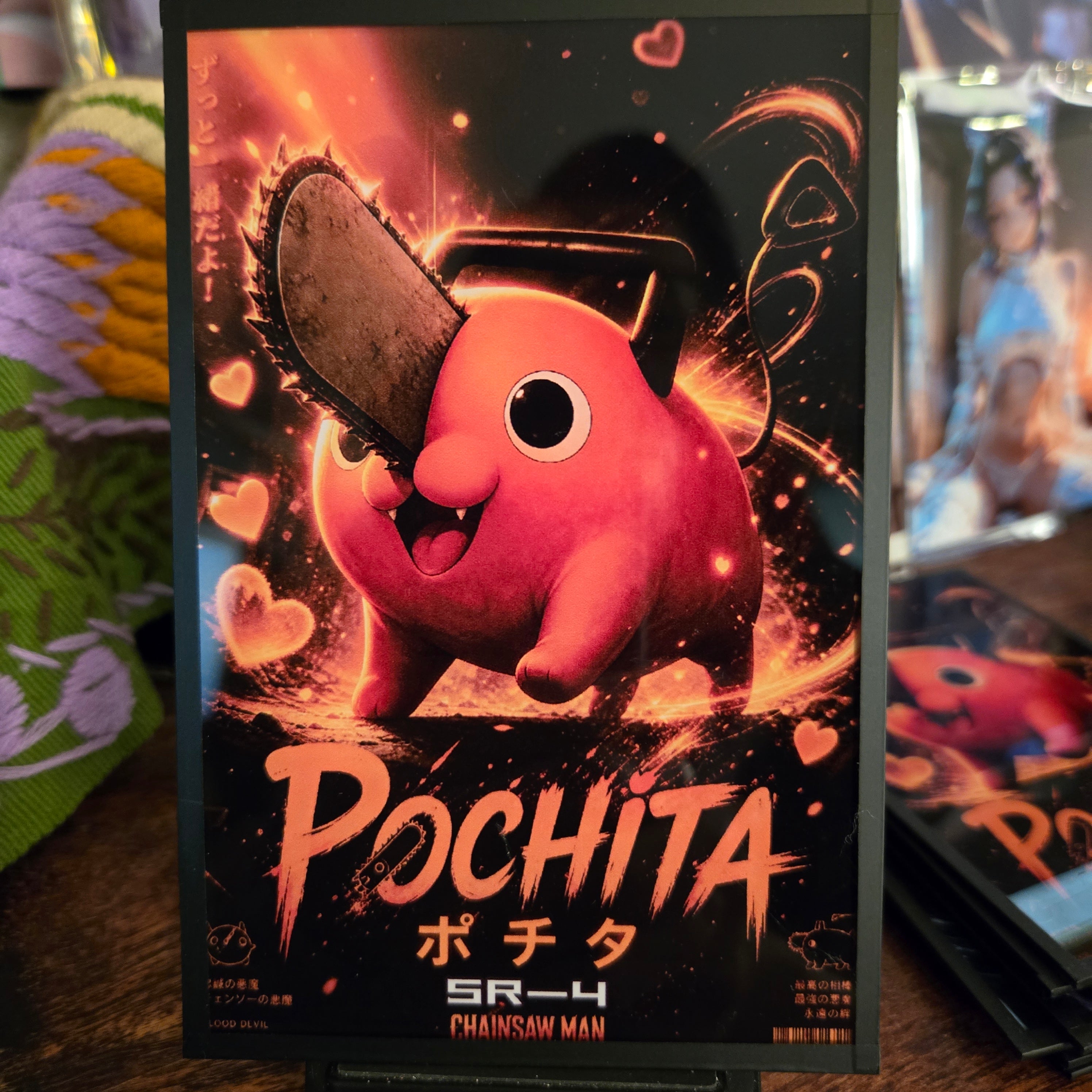 A6 Waifu Board Chainsaw Man Pochita