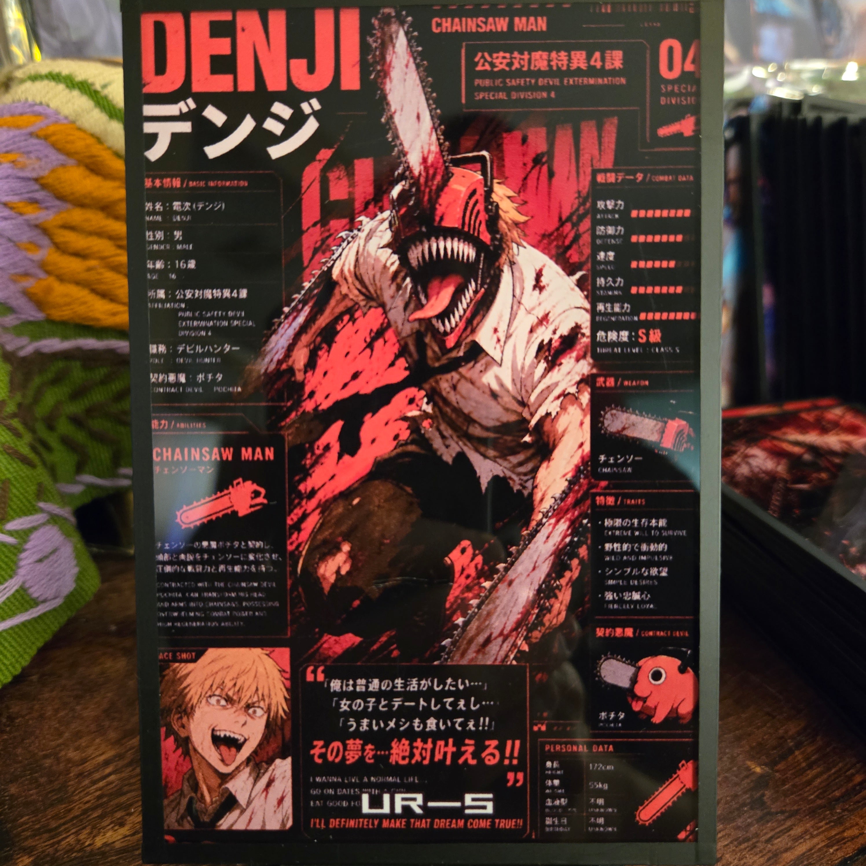 A6 Waifu Board Chainsaw Man Denji