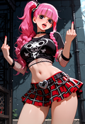 A6 Waifu Board Punk Rocker Perona
