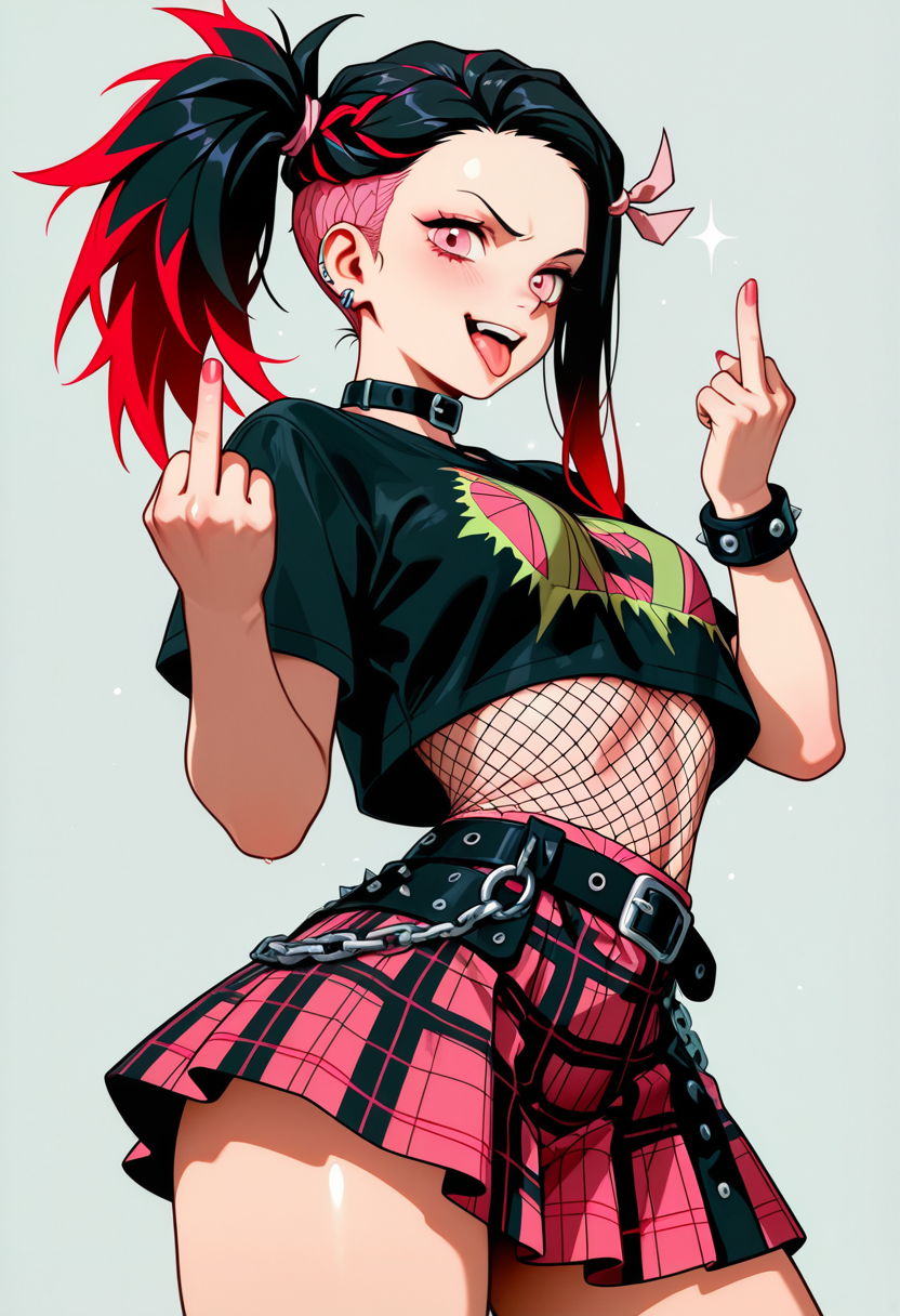 A6 Waifu Board Punk Rocker Nezuko