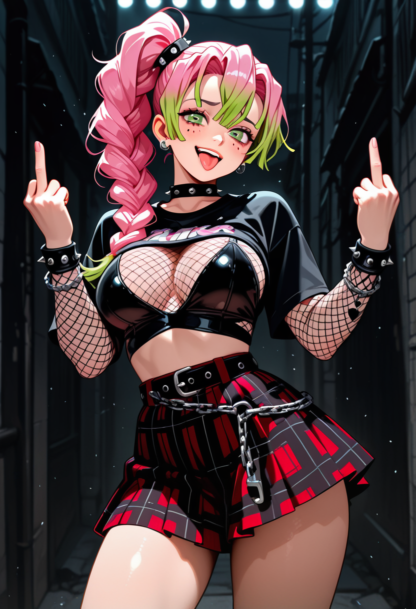 A6 Waifu Board Punk Rocker Mitsuri