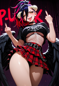 A6 Waifu Board Punk Rocker Albedo