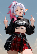 A6 Waifu Board Punk Rocker Frieren