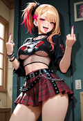 A6 Waifu Board Punk Rocker Marin
