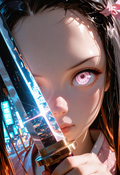 A6 Waifu Board Nezuko