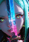 A6 Waifu Board Cyber Rebeca