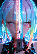 A6 Waifu Board Cyber Lucy