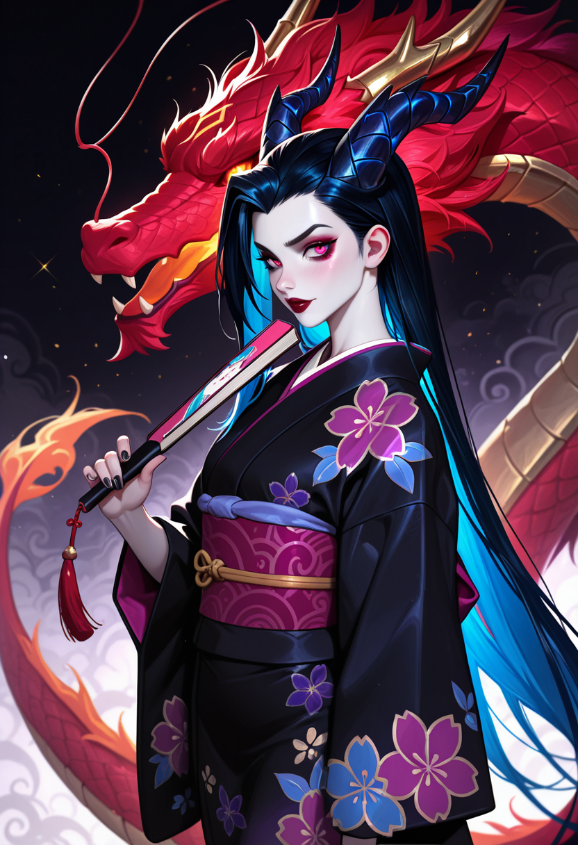 A6 Waifu Board Dragon Ladies Jinx