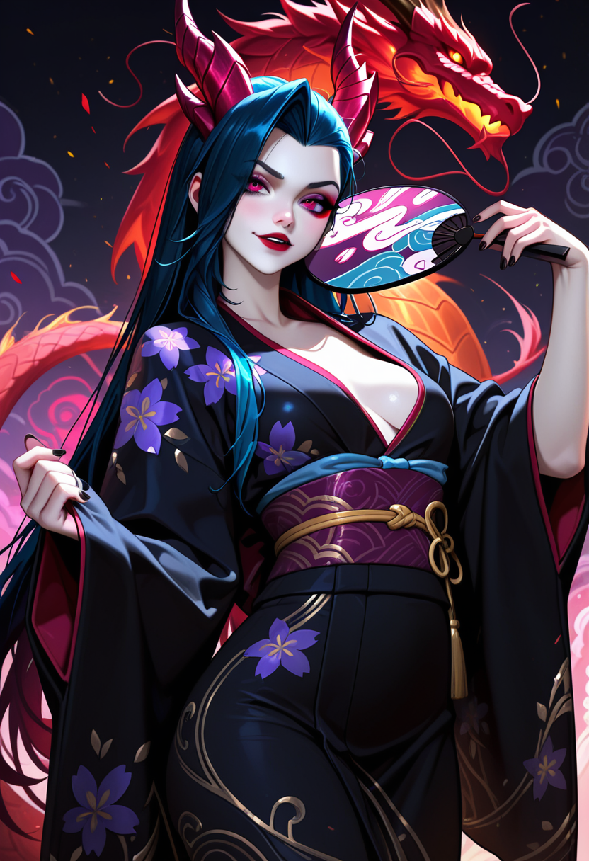 A6 Waifu Board Dragon Ladies Jinx