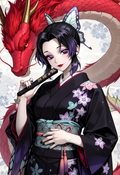 A6 Waifu Board Dragon Ladies Shinobu
