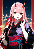 A6 Waifu Board Dragon Ladies Zero Two