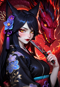 A6 Waifu Board Dragon Ladies Ahiri