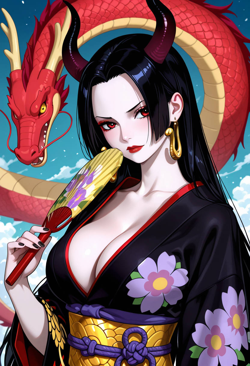 A6 Waifu Board Dragon Ladies Boa Hancock