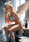 A6 Waifu Board Drunk Angel Marin