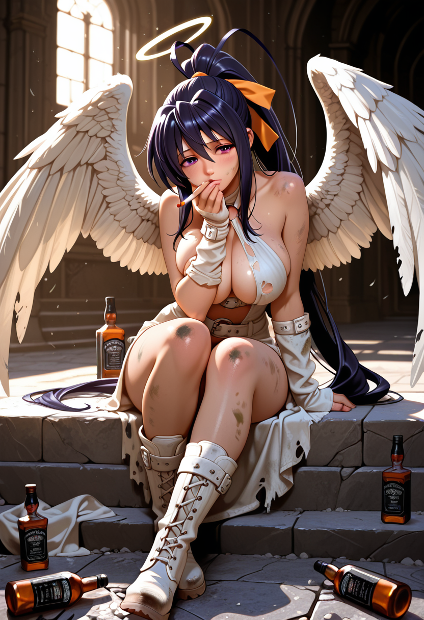 A6 Waifu Board Drunk Angel Akeno