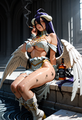 A6 Waifu Board Drunk Angel Albedo