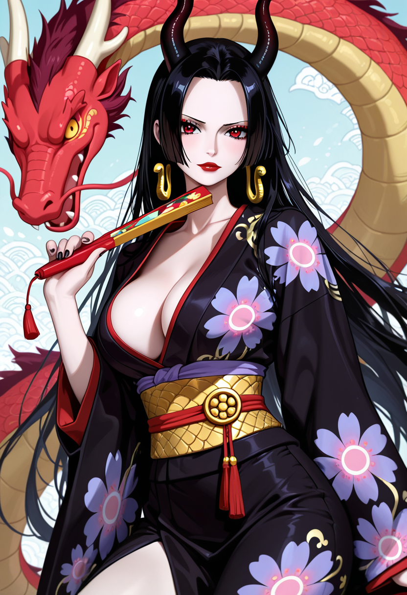 A6 Waifu Board Dragon Ladies Boa Hancock