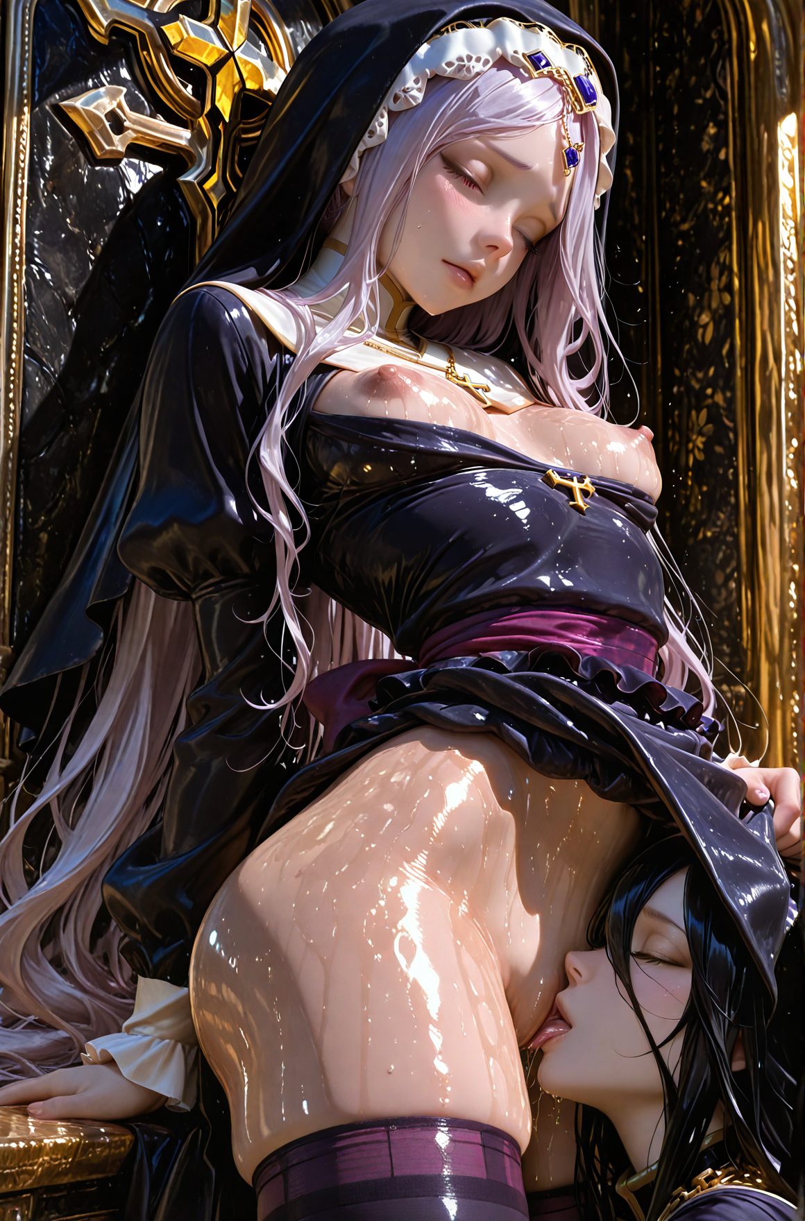 A6 Waifu Board Albedo vs Shalltear
