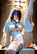 A6 Waifu Board White Nun Reze