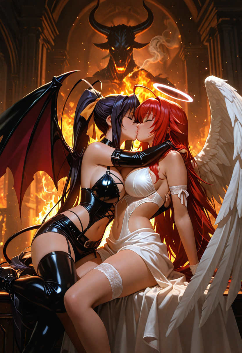 A6 Waifu Board Forbidden Love Akeno, Rias