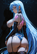 A6 Waifu Board Neon Esdeath