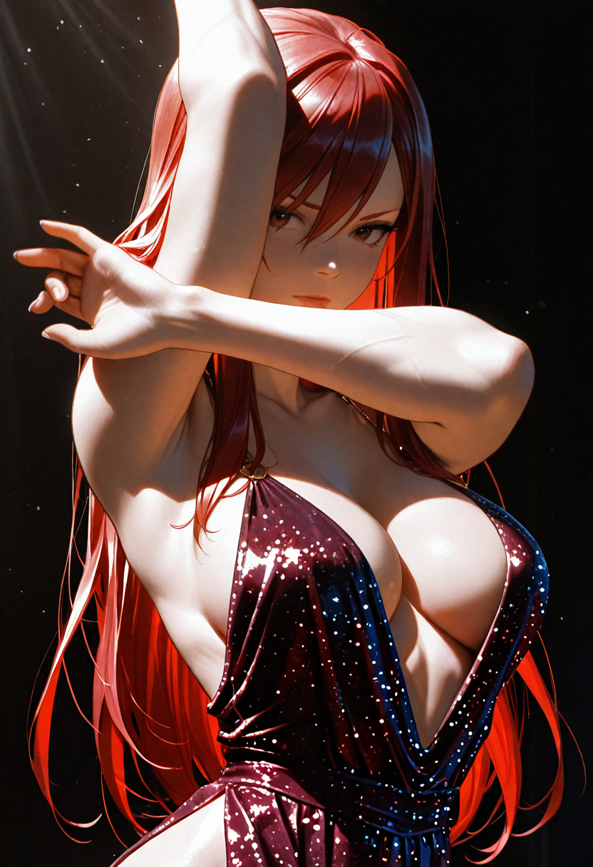 A6 Waifu Board Neon Classy Ladies Erza Scarlet