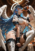 A6 Waifu Board Neon Classy Drunk Angel Esdeath